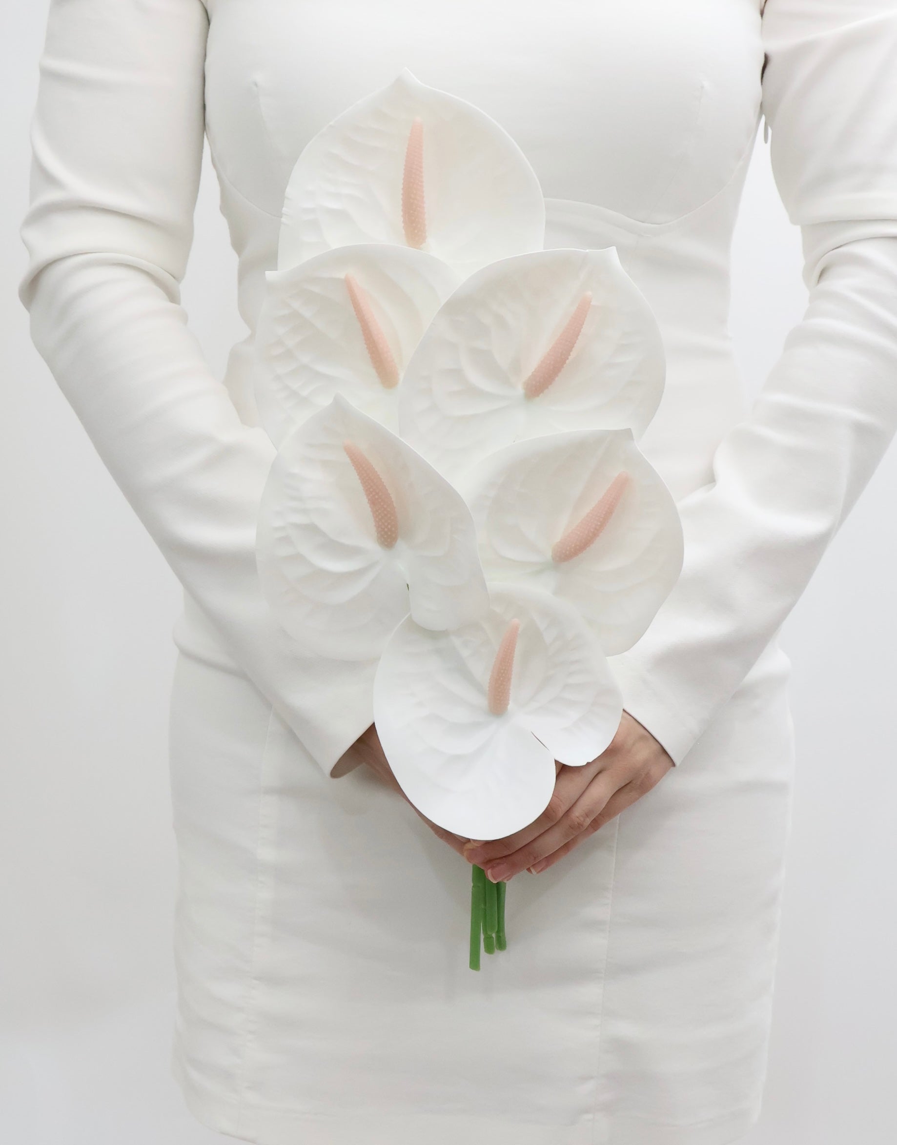 The Stefany - Anthurium Bridal Bouquet