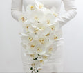 The Christina - Cascading Orchid Bridal Bouquet