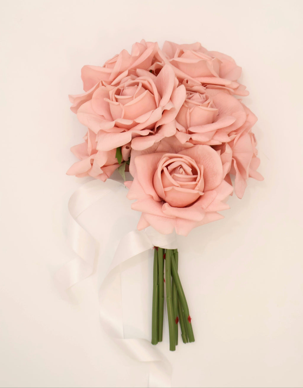 The Cassandra - Pink Reflexed Rose Bridal Bouquet